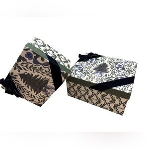 Martha Stewart Floral and Tree Patterned Gift Boxes